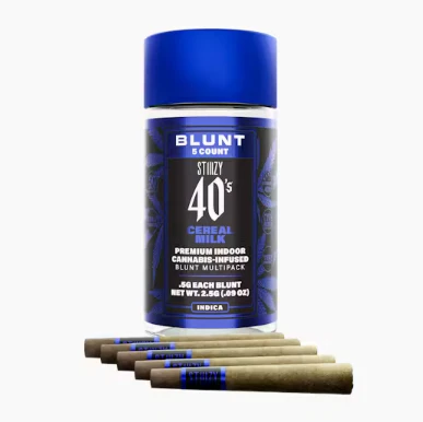 STIIIZY - STIIIZY: Cereal Milk 40's Infused .5g Mini Blunts 5pk/2.5g (H) Main Image