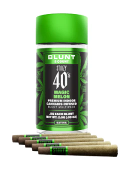 STIIIZY - STIIIZY: Magic Melon 40's Infused .5g Mini Blunts 5pk/2.5g (S) Main Image