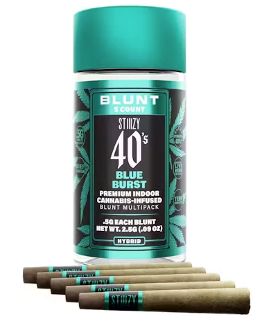 STIIIZY - STIIIZY: Strawberry Mango 40's Infused .5g Mini Blunts 5pk/2.5g (H) Main Image