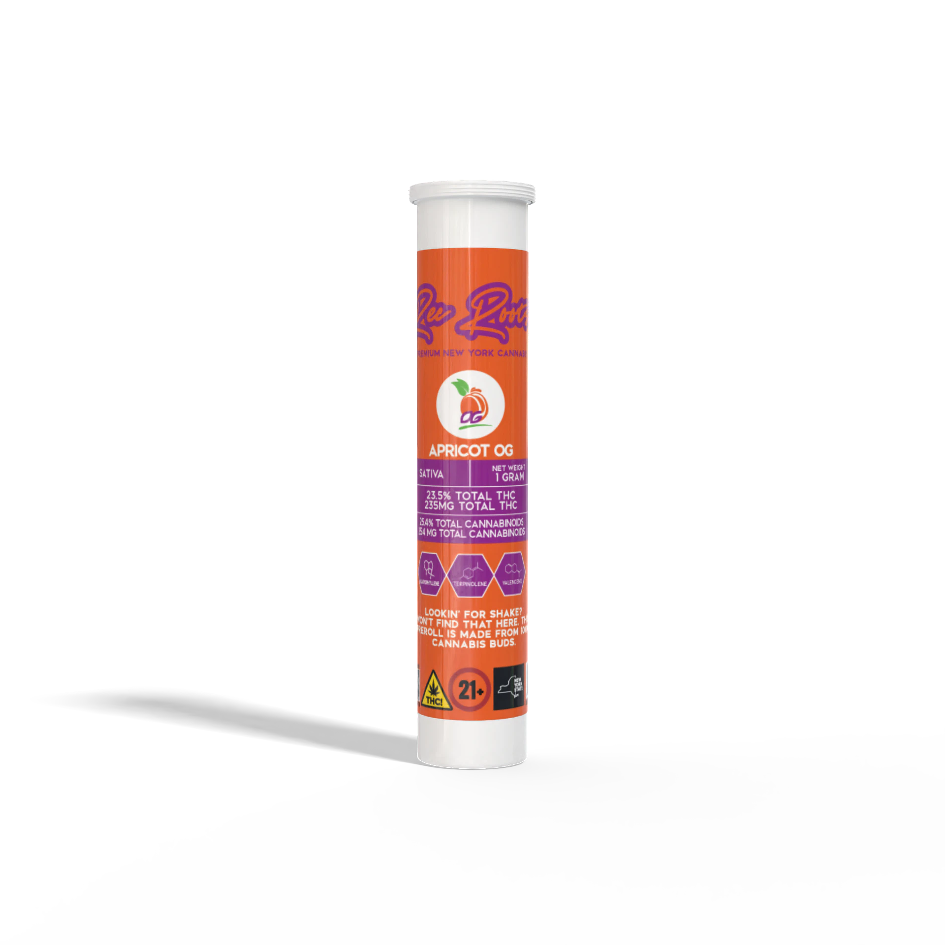 Rec Roots - Rec Roots - Apricot OG - 23.54% THC - 1g - Pre-Roll Main Image