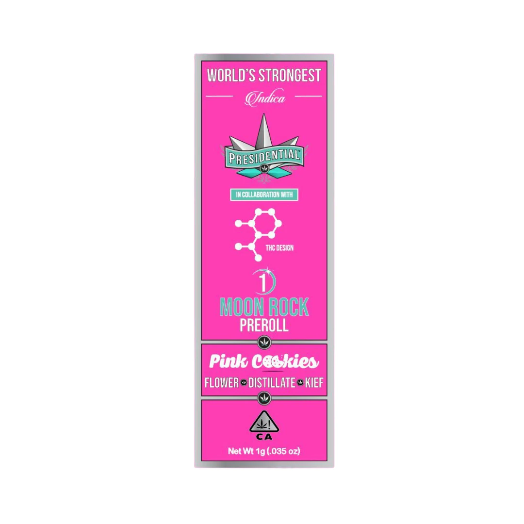 Presidential - Presidential - 1g Moon Rock Preroll - Pink Cookies Main Image