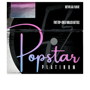 Popstar - Popstar Platinum - True Classic - True OG - Preroll Pack - 5pk - 5.0g