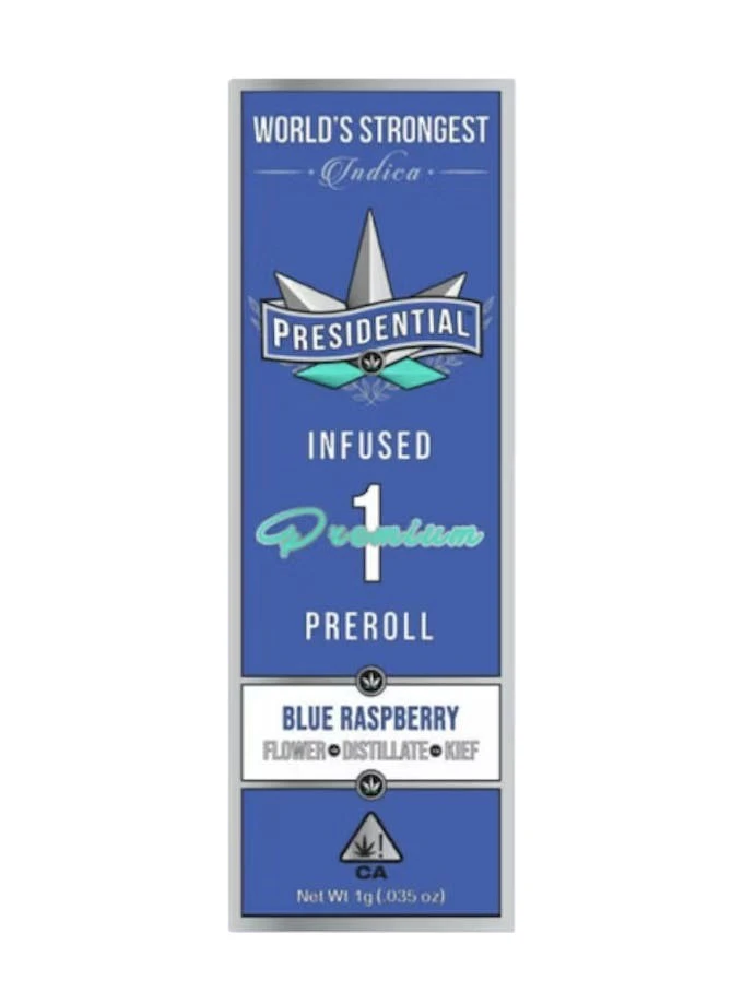 Presidential - BLUE RASPBERRY MOON ROCK PREROLL 1G - PRESIDENTIAL Main Image