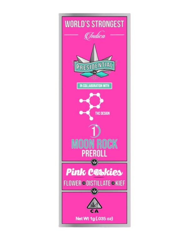 Presidential - PINK COOKIES MOON ROCK PREROLL 1G - PRESIDENTIAL Main Image