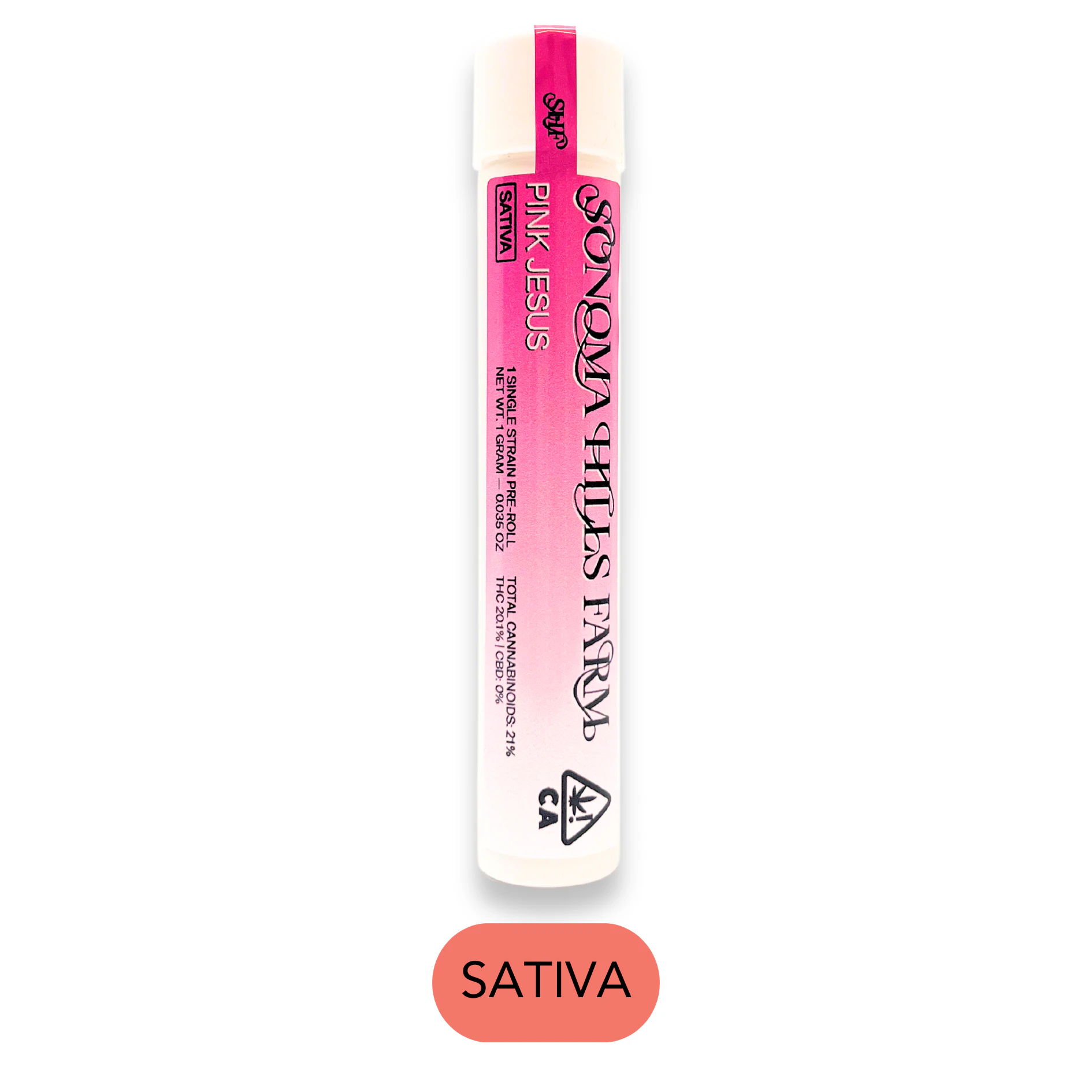 Sonoma Hills Farm - Sonoma Hills Farm - Pink Jesus - Preroll - 1.0g Main Image