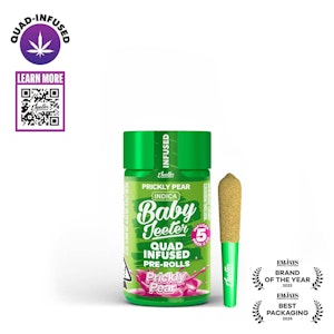 JEETER - Jeeter Baby | Prickly Pear | Infused Pre-Roll Pack | [2.5g] 5pk | Indica