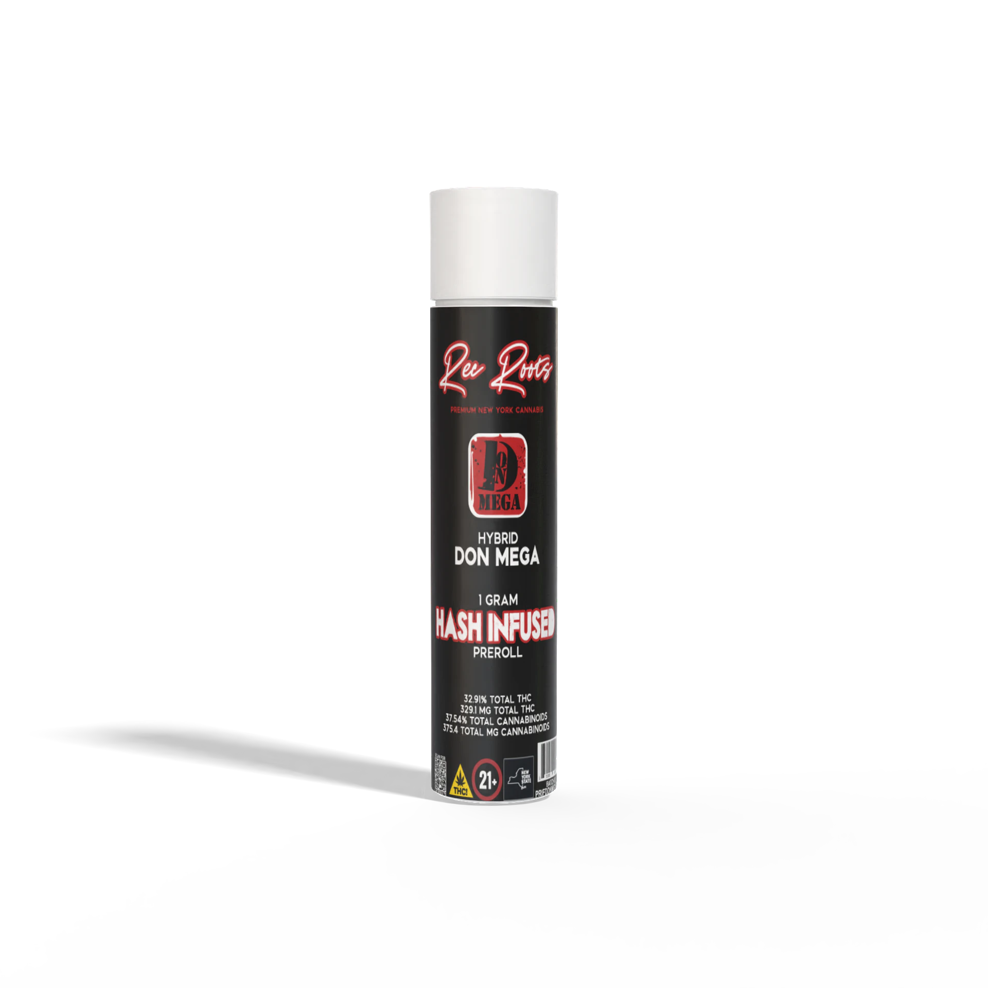 Rec Roots - Rec Roots - Don Mega - Hash Infused - 37.54% THC - 1g - Pre-Roll Main Image
