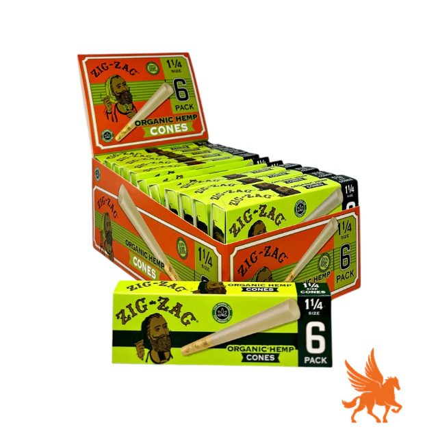 Zig-Zag - ZIG ZAG | ORGANIC HEMP | 6PK CONES Main Image