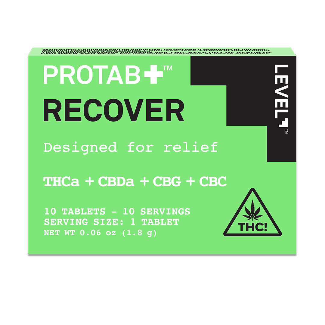 Recover Protab+ (THCa+CBDa+CBG+CBC) 10pk - 10mg Edible