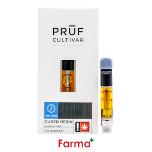 PRUF CULTIVAR - Pruf Cultivar Astral Works 1:1 Cured Resin Cartridge 1g