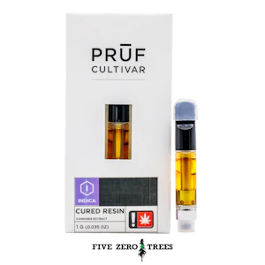 PRUF CULTIVAR - Pruf Cultivar Designer Bananas Cured Resin Cartridge 1g