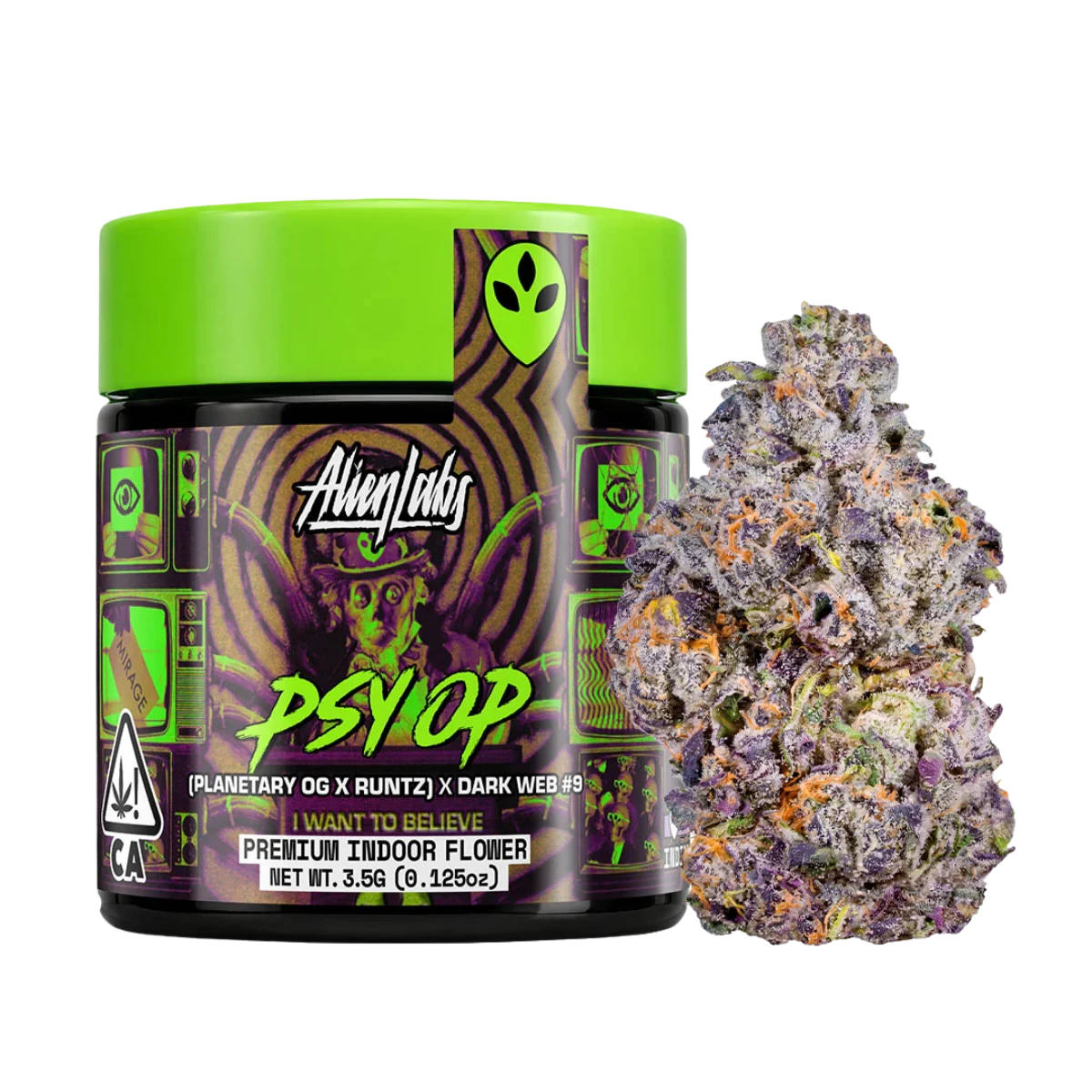 Alien Labs - PSYOP (I) | 3.5g Premium Indoor Flower | Alien Labs Main Image