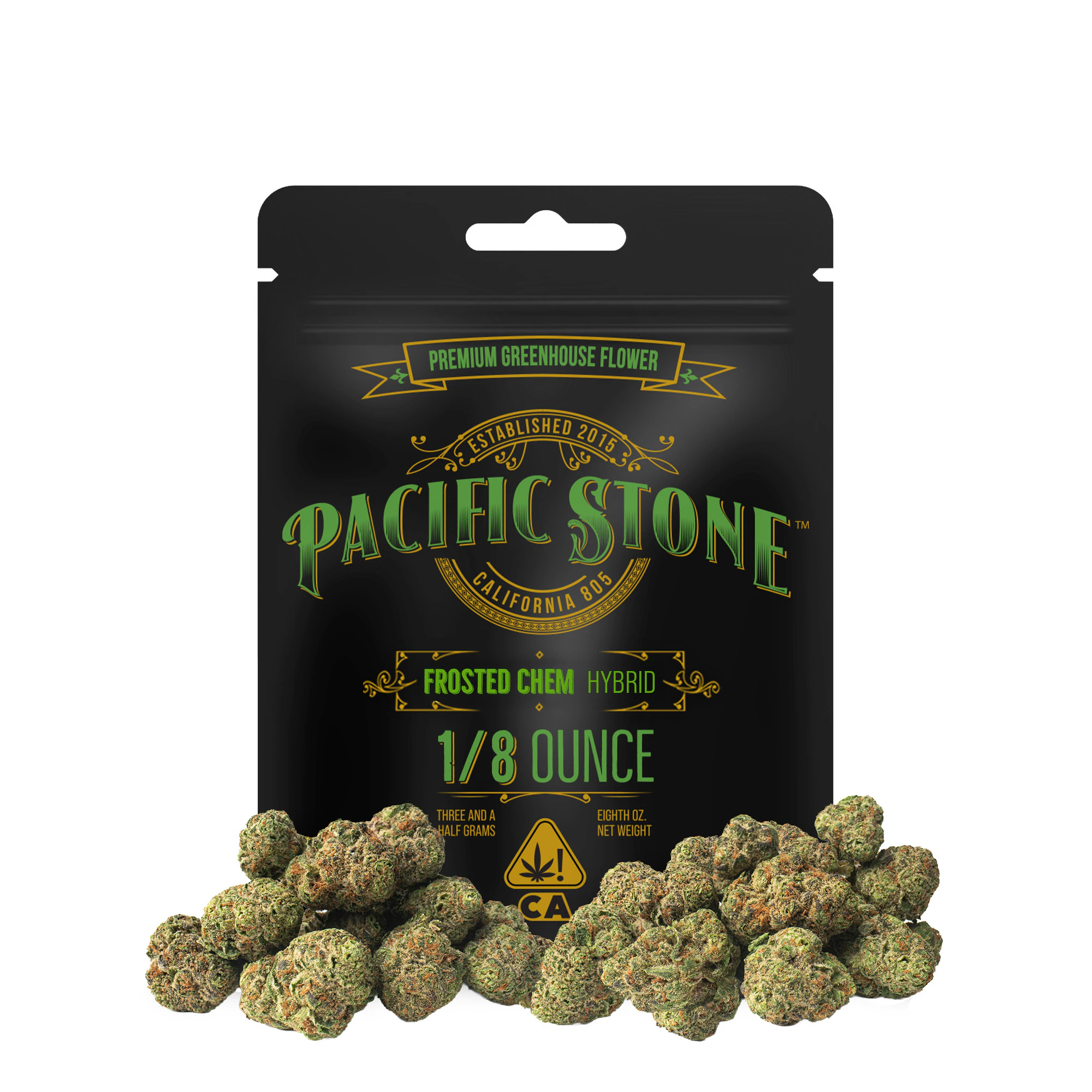 Pacific Stone - 3.5g Frosted Chem (Greenhouse) - Pacific Stone Main Image