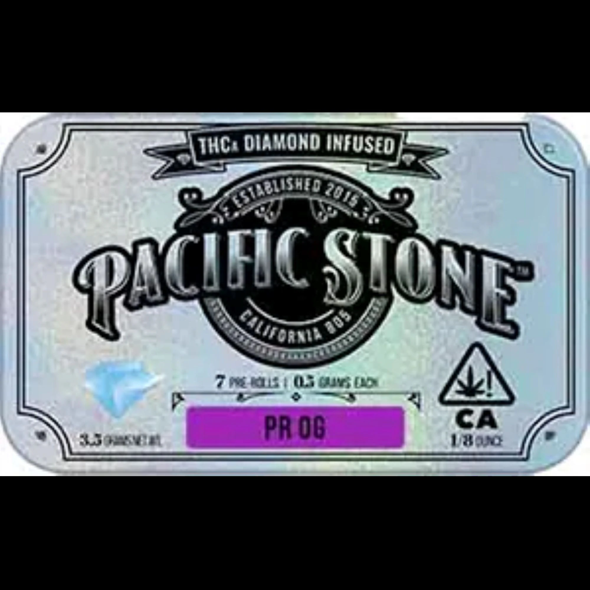 Pacific Stone - Pacific Stone Infused Diamonds 7pk Prerolls 3.5g PR OG Main Image