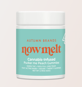 AUTUMN BRANDS - PUCKER ME PEACH GUMMIES - 100MG