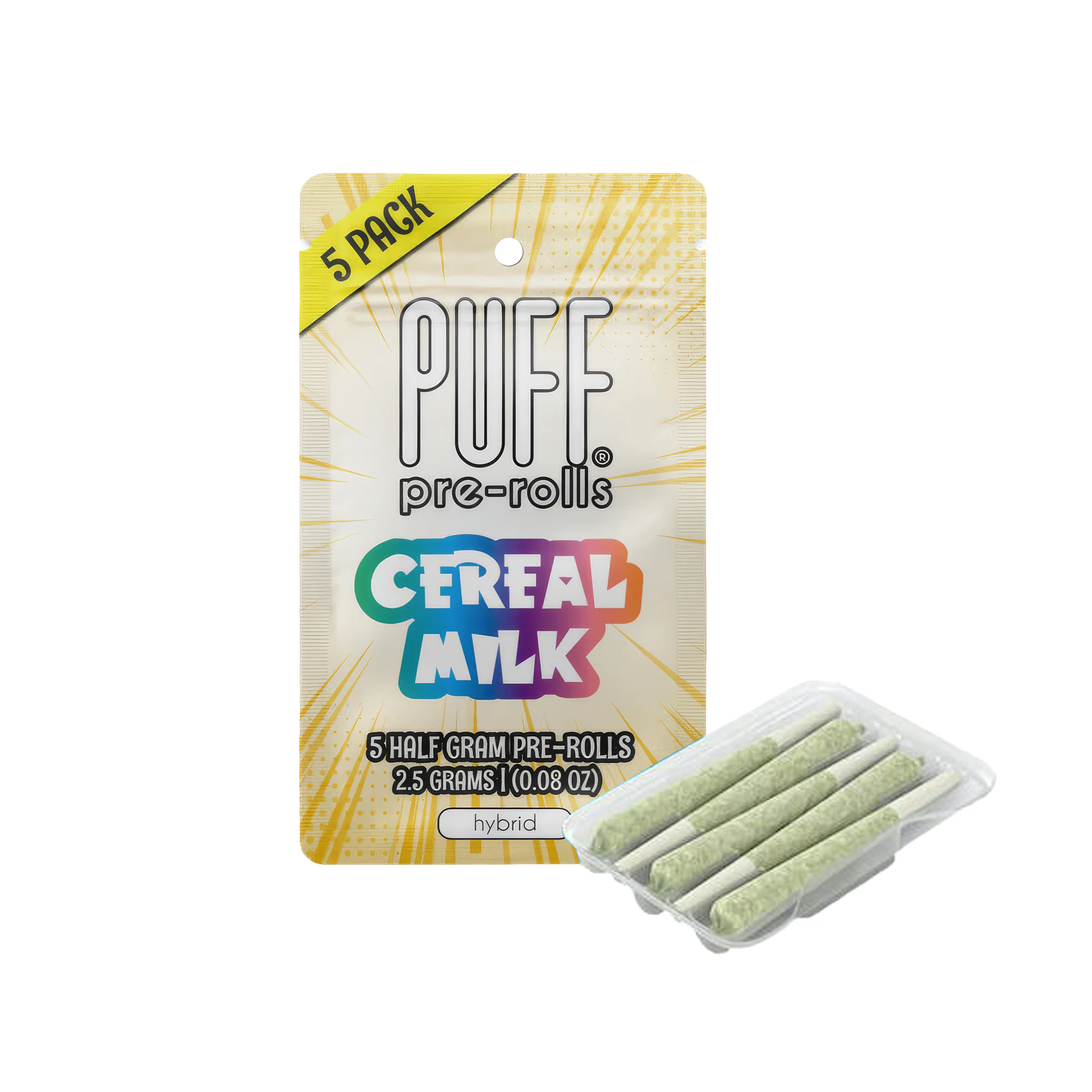 PUFF - PUFF Cereal Milk 5-Pack Pre-Roll 2.5g Main Image