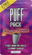 PUFF | Grape Drink | Premium Indoor | Preroll | 5 pk 2.5g 
