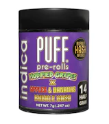 PUFF | Modified Grapes x Apples & Bananas | Bubble Hash Infused Pre-Roll 14pk | 7g