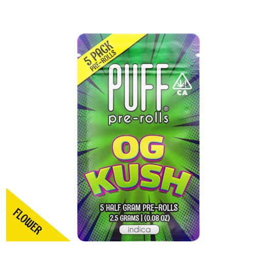 OG KUSH - 5PK | PREROLL | 2.5G