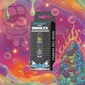 Giggles Disposable - Blue Dream Live Hash Rosin - 2g