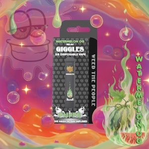 Giggles - Giggles Disposable - Watermelon OG Live Hash Rosin Infused - 2g