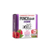 PUNCH BAR EXTREME DARK CHOCOLATE RASPBERRY