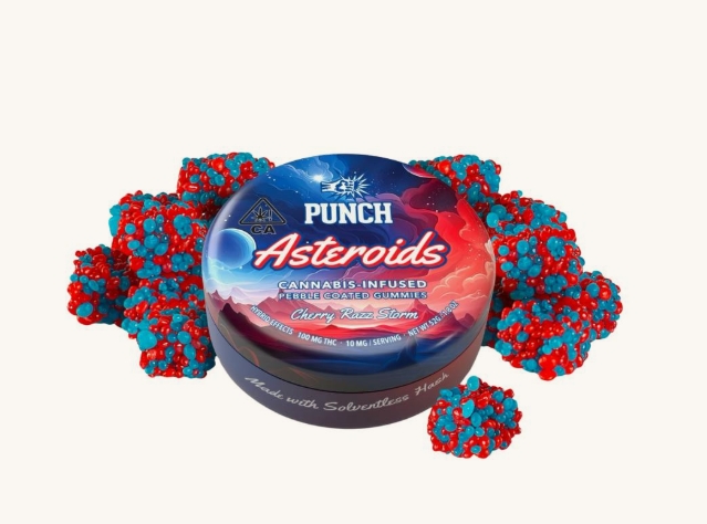 Edible - Asteroids - Cherry Razz Storm - Solventless - 100MG