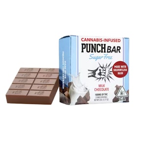 PUNCH EDIBLES & EXTRACTS - MILK CHOCOLATE SOLVENTLESS SUGAR-FREE 100MG - PUNCH EDIBLES