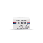 PUNCH | LIME STAR-BURST TIER 1 LIVE ROSIN | EXTRACT | 1G