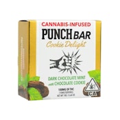 COOKIE DELIGHTS - MINT DARK CHOCOLATE W/ CHOCOLATE COOKIE 100MG - PUNCH EDIBLES & EXTRACTS