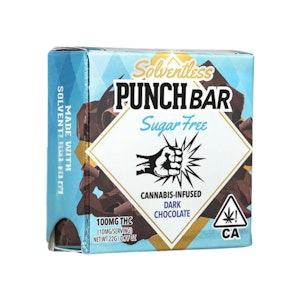 PUNCH EDIBLES & EXTRACTS - SOLVENTLESS SUGAR FREE - DARK CHOCOLATE 100MG - PUNCH EDIBLES & EXTRACTS