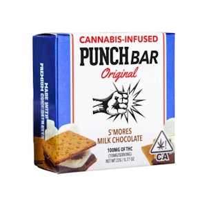 PUNCH EDIBLES & EXTRACTS - S'MORES MILK CHOCOLATE 100MG - PUNCH EDIBLES & EXTRACTS