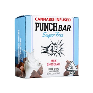 PUNCH EDIBLES & EXTRACTS - SOLVENTLESS SUGAR FREE - MILK CHOCOLATE 100MG - PUNCH EDIBLES & EXTRACTS