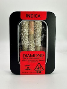 PURIST EXTRACTS - Purist - Hashburger x Lemon Cherry Gelato 44% - 3pk Diamond Encrusted Pre rolls