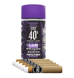 STIIIZY - [STIIIZY] Live Resin Mini Blunt 5 Pack - 2.5g - Purple Punch (I)