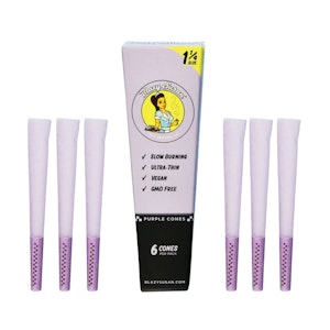 BLAZY SUSAN - PURPLE PAPER CONES (6PK) - BLAZY SUSAN