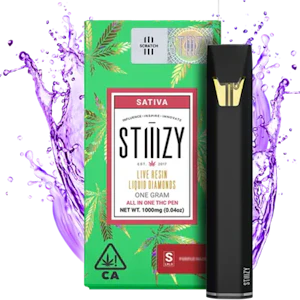 STIIIZY - STIIIZY - 1g Live Resin Liquid Diamonds AIO Vape - Strawberry Milkshake