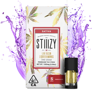 STIIIZY - STIIIZY - 1g Live Resin Liquid Diamonds Pod - Purple Haze