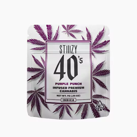 STIIIZY - Stiiizy 40's | Purple Punch | Infused Pre-Pack | [7g] | Indica Main Image