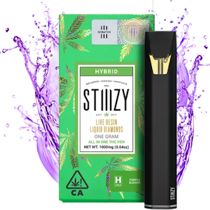 STIIIZY - STIIIZY - 1g Live Resin Liquid Diamonds AIO Vape - Purple Zlushie