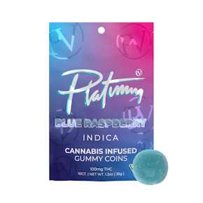 Platinum Gummies - Blue Raspberry - 100mg