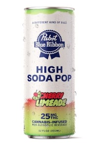 Pabst - Pabst High Soda 25mg Cherry Limeade