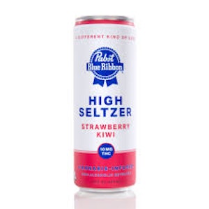 Pabst - Pabst High Seltzer 10mg Strawberry Kiwi