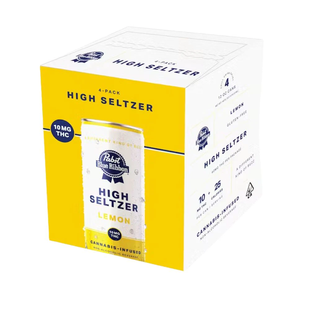 Pabst - Pabst - 12oz 10mg 4 Pack THC Beverage (Lemon) Main Image