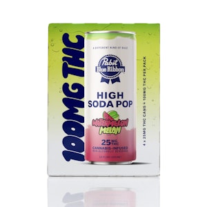 Pabst - Pabst (PBR) | Watermelon Melon | High Soda Pop | 4pk