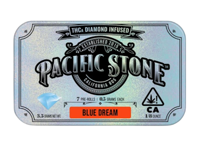 PACIFIC STONE - [Pacific Stone] Diamond Infused Preroll 7 Pack  - 3.5g - Blue Dream (S)