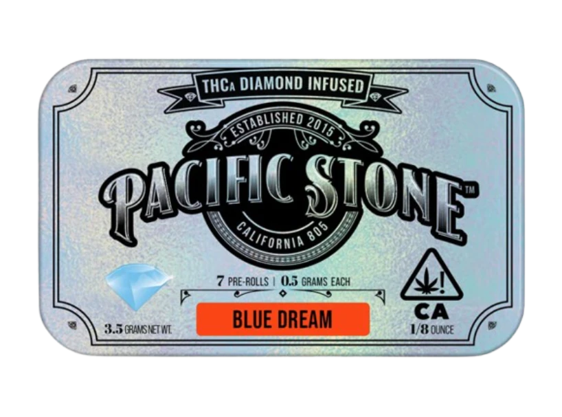 Pacific Stone - [Pacific Stone] Diamond Infused Pre-roll 7 Pack  - 3.5g - Blue Dream (S) Main Image