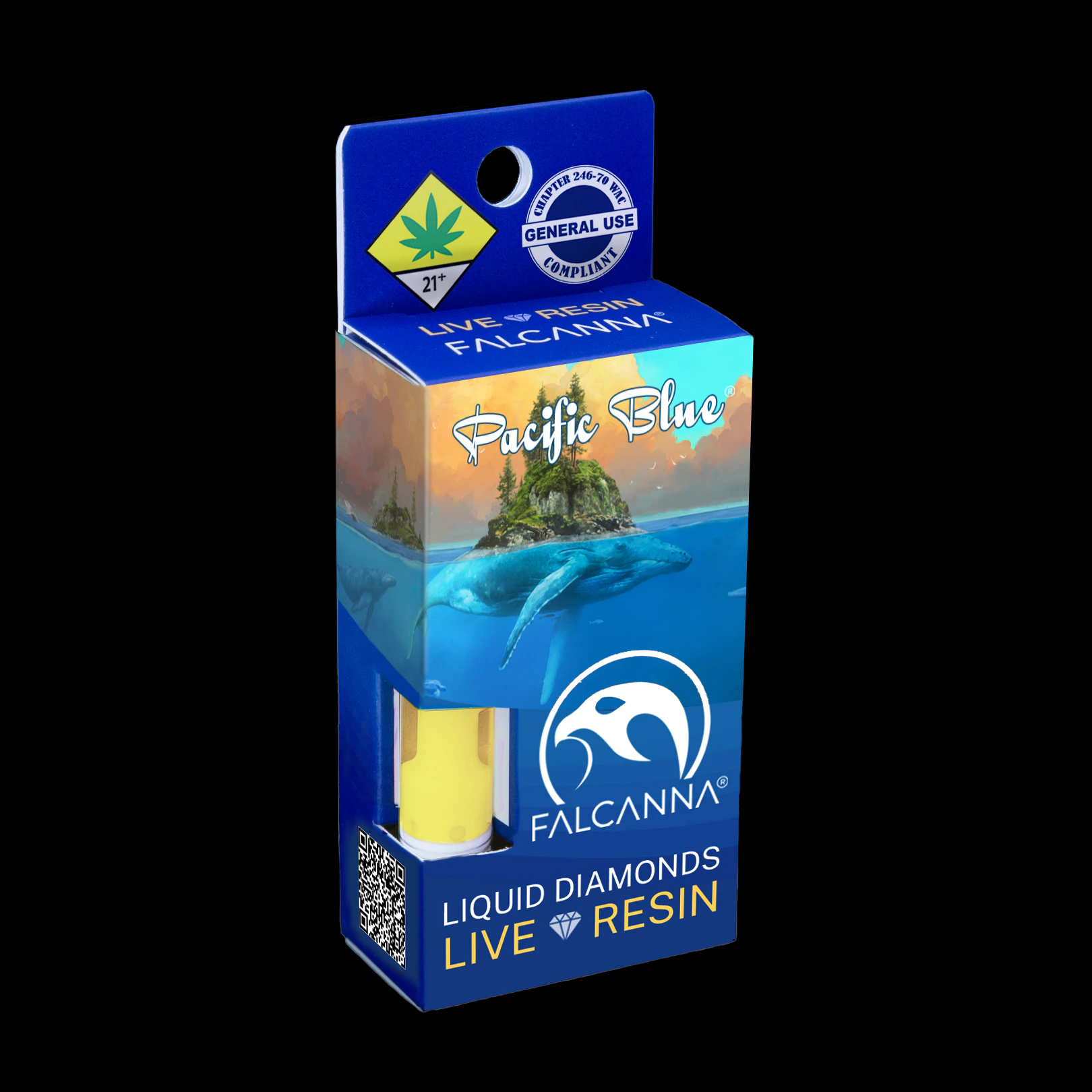 Falcanna - Pacific Blue - Live Resin Cartridge - Falcanna - 1g Main Image