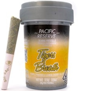 Pacific Reserve - Tiger's Breath 3.5g 10 Pack Mini Pre-Rolls - Pacific Reserve