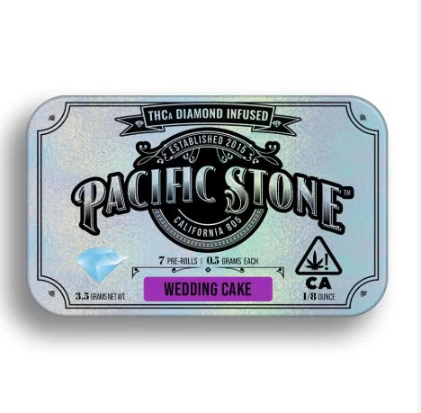 Pacific Stone - Pacific Stone Infused Diamonds 7pk Prerolls 3.5g PR OG Main Image